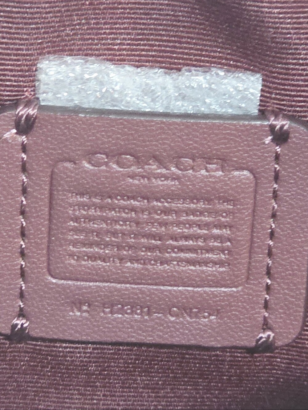 Coach Mini Rowan Crossbody Light Blush Gold CN754 + Tea Rose Coach Charm - Picture 15 of 16